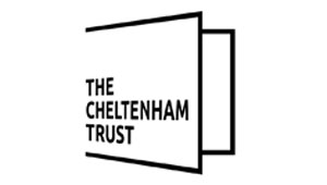 Cheltenham Trust logo in black and white